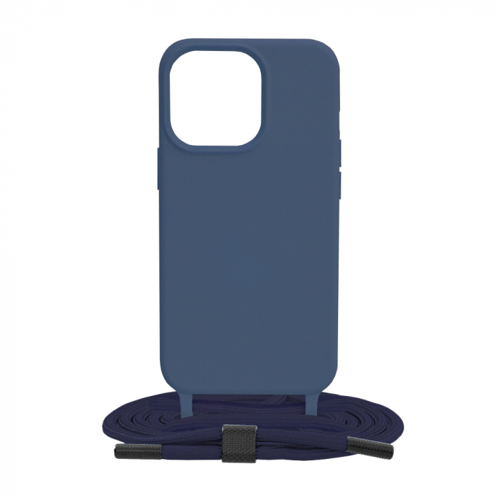 Husa cu snur iPhone 13 Pro, Crossbody Lanyard, Blue [8]