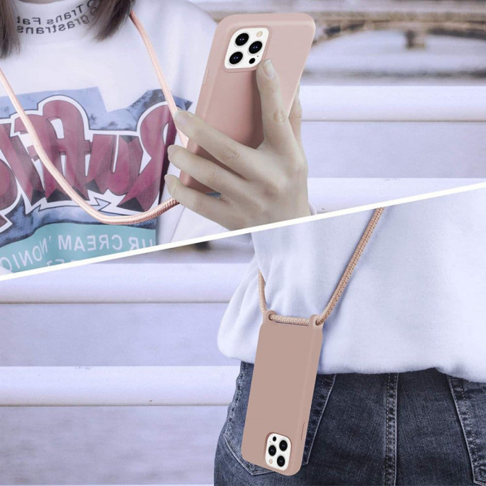 Husa cu snur Samsung Galaxy A33 5G, Crossbody Lanyard, Yellow [6]