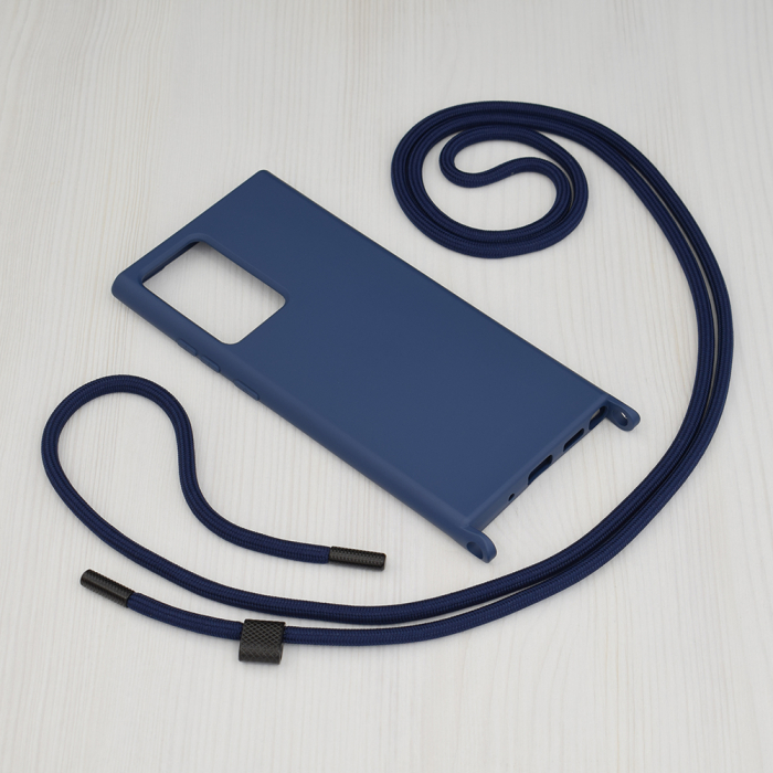 Husa cu snur Samsung Galaxy Note 20 Ultra, Crossbody Lanyard, Blue [2]