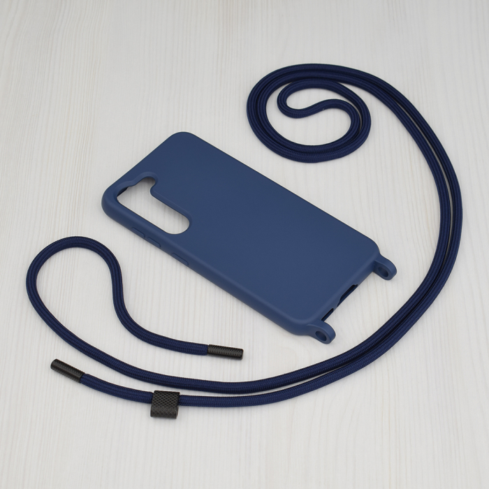 Husa cu snur Samsung Galaxy S23, Crossbody Lanyard, Blue [2]