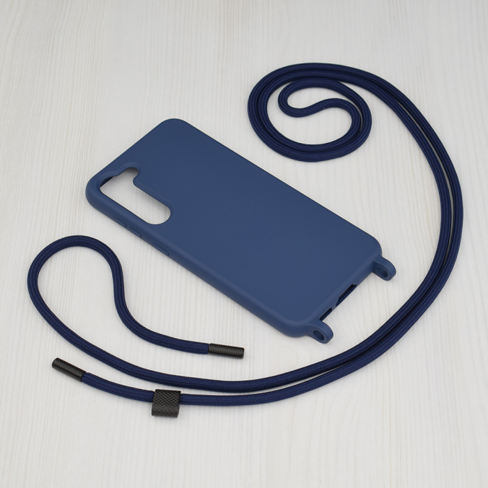 Husa cu snur Samsung Galaxy S23 Plus, Crossbody Lanyard, Blue [2]