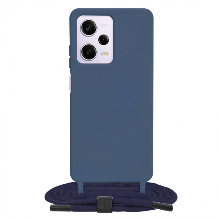 Husa cu snur Xiaomi Redmi Note 12 Pro, Crossbody Lanyard, Blue [1]
