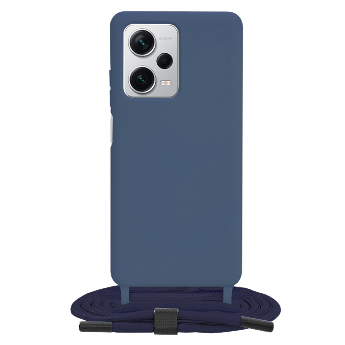 Husa cu snur Xiaomi Redmi Note 12 Pro+, Crossbody Lanyard, Blue [1]