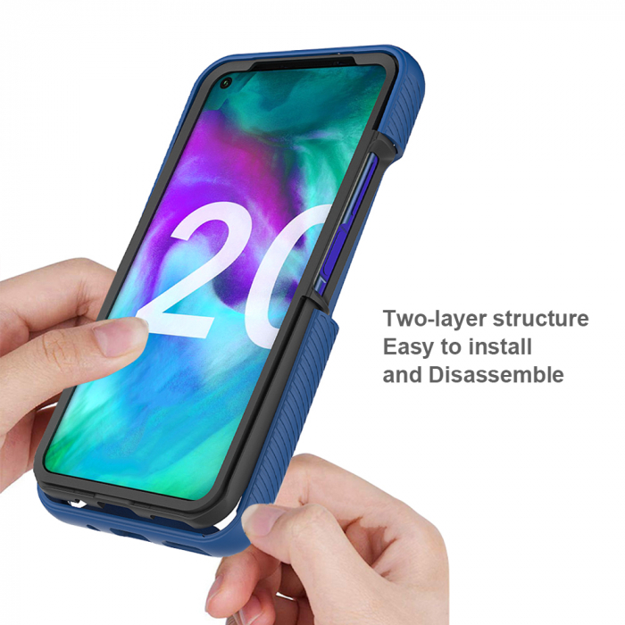 Husa Defense 360 + folie protectie pentru Huawei Nova 5T, Negru [4]