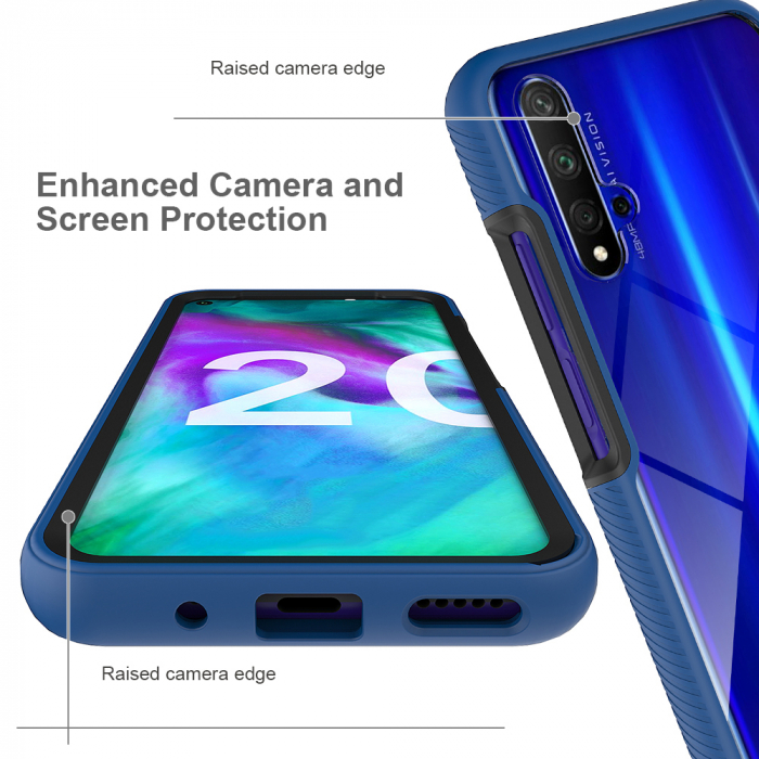 Husa Defense 360 + folie protectie pentru Huawei Nova 5T, Negru [5]