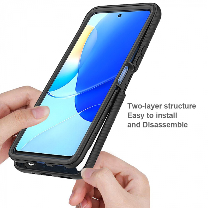 Husa Defense 360 + folie protectie pentru Huawei Nova 9 SE, Negru [3]