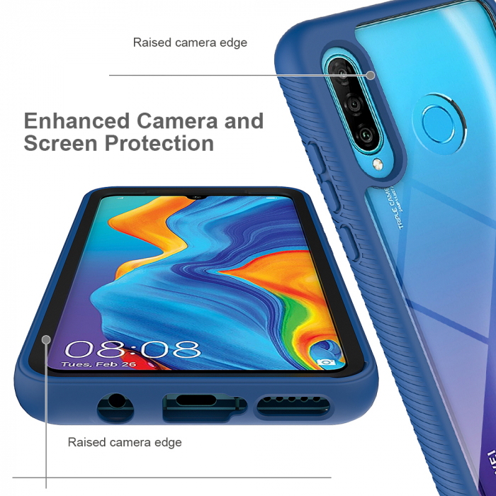 Husa Defense 360 + folie protectie pentru Huawei P30 Lite, Negru [5]