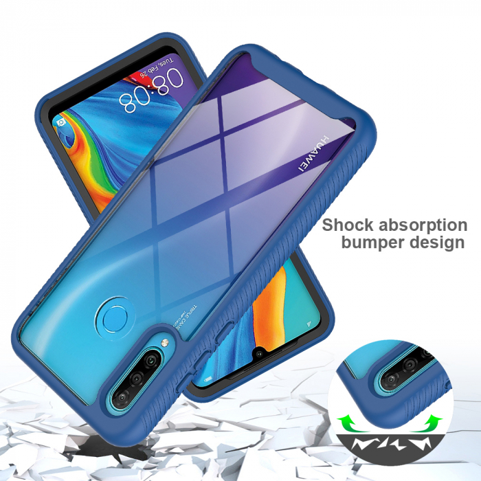 Husa Defense 360 + folie protectie pentru Huawei P30 Lite, Negru [3]