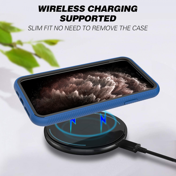 Husa Defense 360 + folie protectie pentru iPhone 11 Pro, Negru [6]