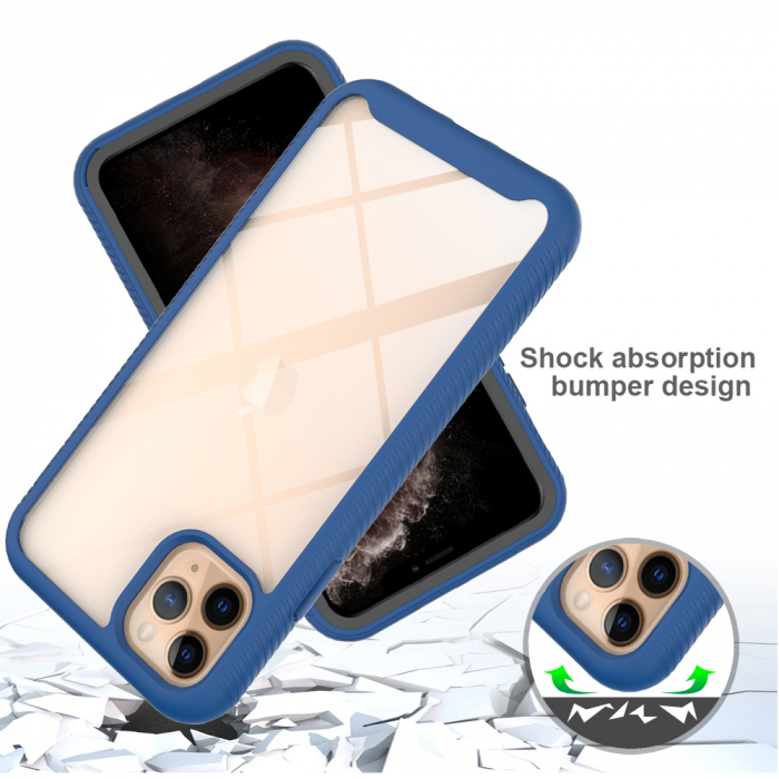 Husa Defense 360 + folie protectie pentru iPhone 11 Pro, Negru [3]