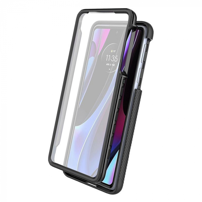 Husa Defense 360 + folie protectie pentru Motorola Edge 30 Pro, Negru [4]