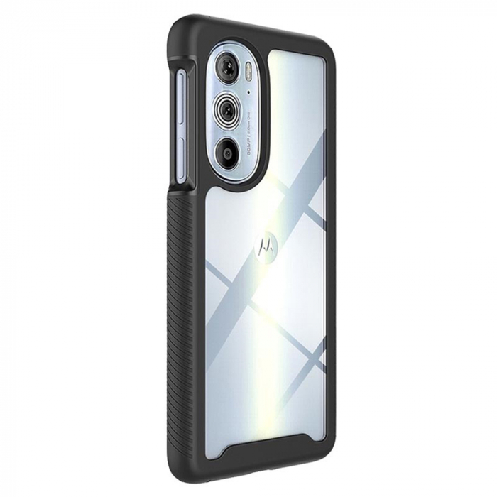 Husa Defense 360 + folie protectie pentru Motorola Edge 30 Pro, Negru [2]