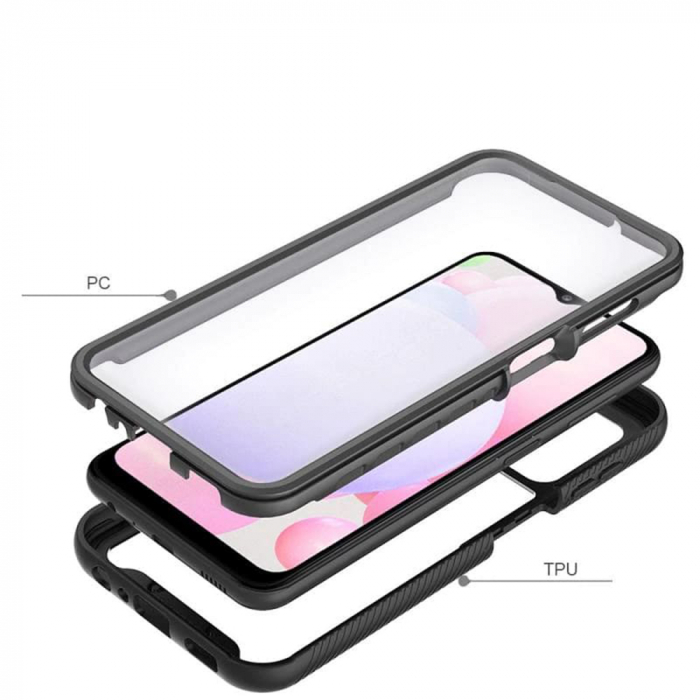 Husa Defense 360 + folie protectie pentru Samsung Galaxy A13 4G, Negru [4]