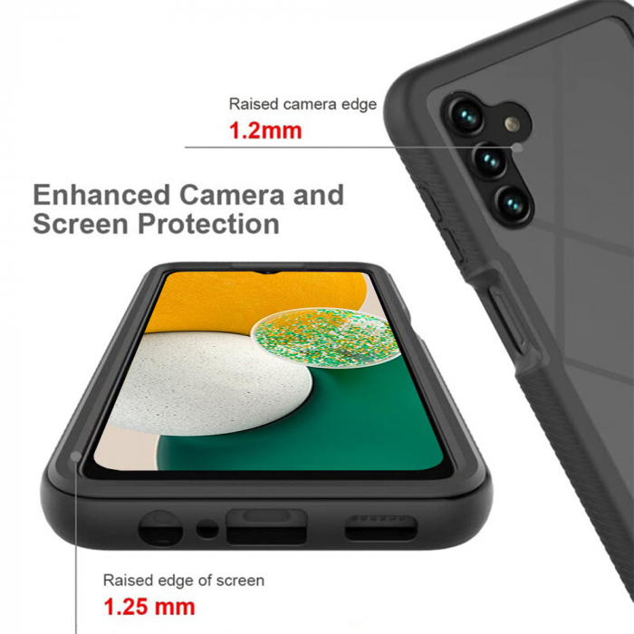 Husa Defense 360 + folie protectie pentru Samsung Galaxy A13 5G, Negru [6]