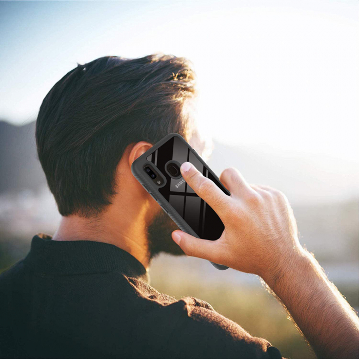 Husa Defense 360 + folie protectie pentru Samsung Galaxy A20e, Negru [6]