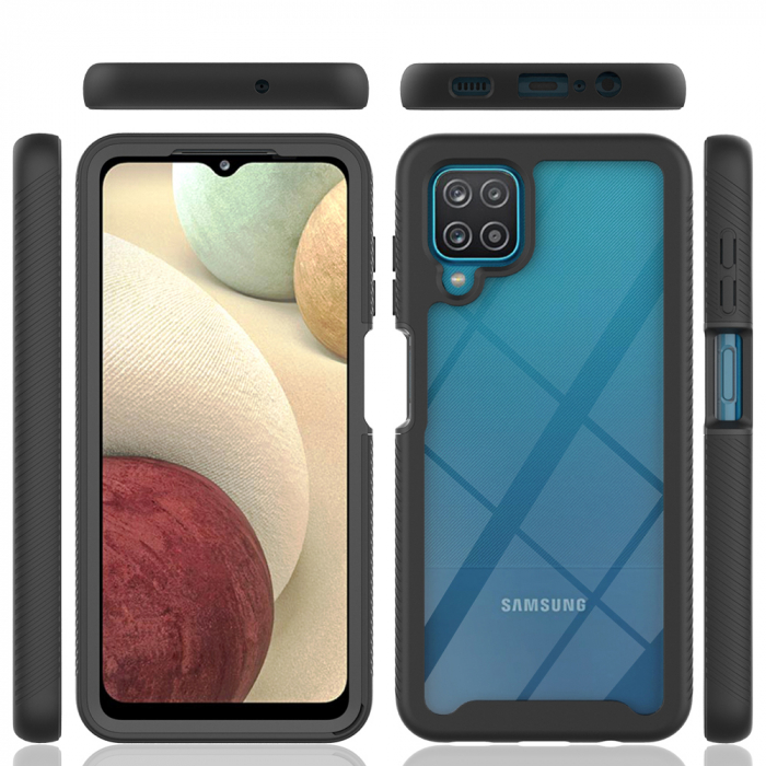 Husa Defense 360 + folie protectie pentru Samsung Galaxy A22 4G, Negru [6]