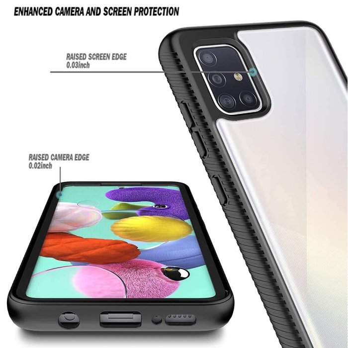 Husa Defense 360 + folie protectie pentru Samsung Galaxy A31, Negru [5]