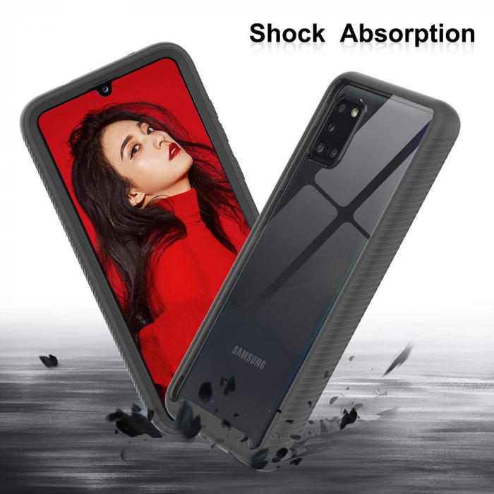 Husa Defense 360 + folie protectie pentru Samsung Galaxy A31, Negru [4]