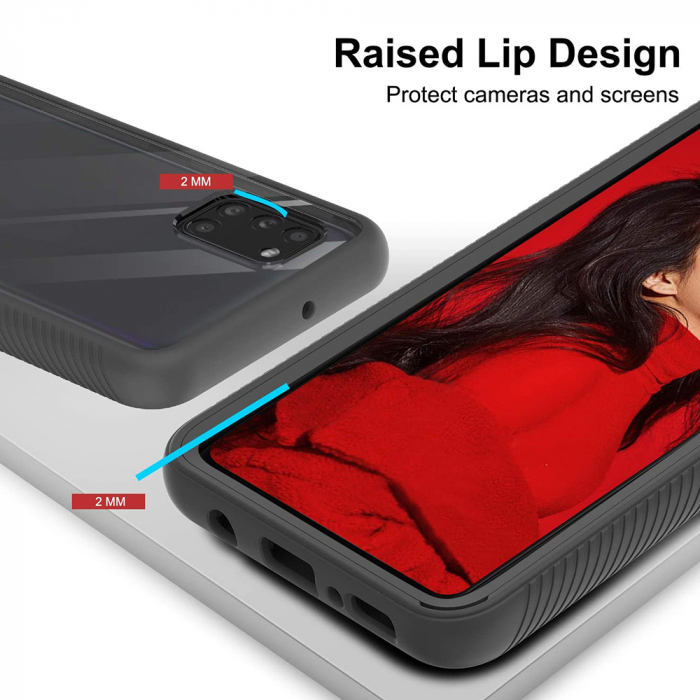 Husa Defense 360 + folie protectie pentru Samsung Galaxy A31, Negru [8]