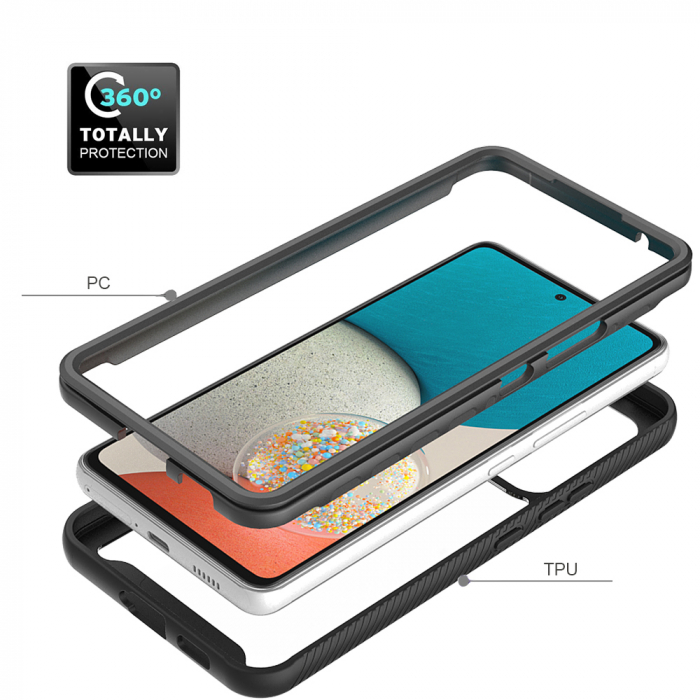 Husa Defense 360 + folie protectie pentru Samsung Galaxy A33 5G, Negru [2]