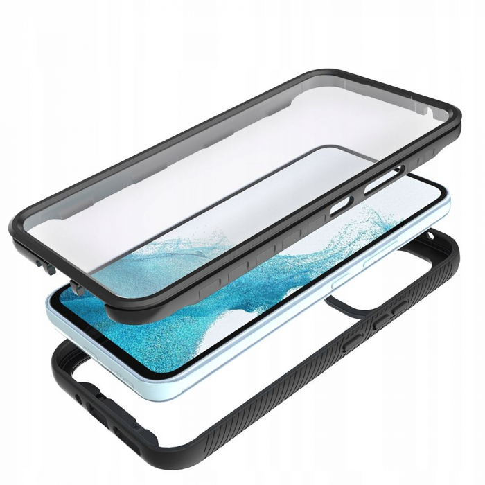 Husa Defense 360 + folie protectie pentru Samsung Galaxy A34 5G, Negru [2]