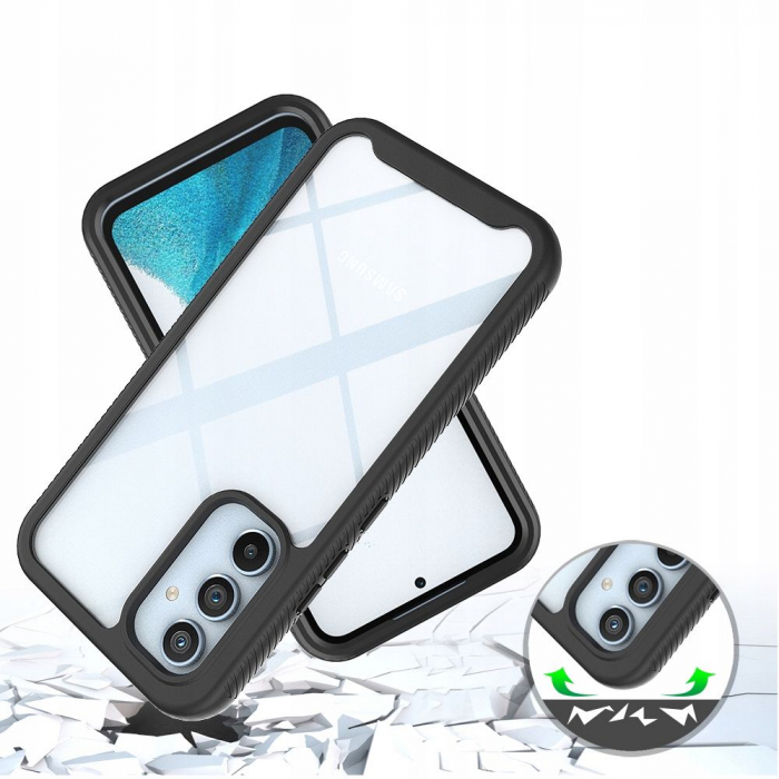 Husa Defense 360 + folie protectie pentru Samsung Galaxy A54, Negru [3]