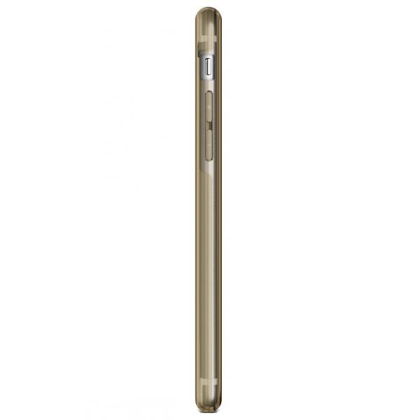 Husa Full TPU 360 (fata + spate) iPhone 8, Gold Transparent [3]