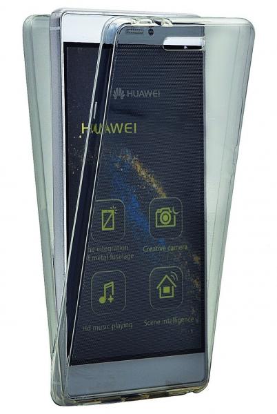 Husa Full TPU 360 (fata + spate) pentru Huawei P8, Gri Transparent [1]