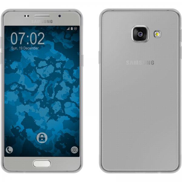 Husa Full TPU 360 (fata + spate) pentru Samsung Galaxy A3 (2016), Gri Transparent [1]