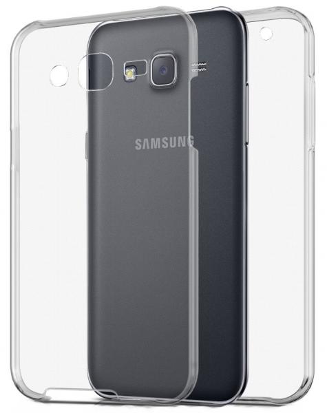 Husa Full TPU 360 (fata + spate) pentru Samsung Galaxy J5, Transparent [2]