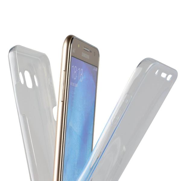 Husa Full TPU 360 (fata + spate) pentru Samsung Galaxy J7 (2016), Transparent [2]
