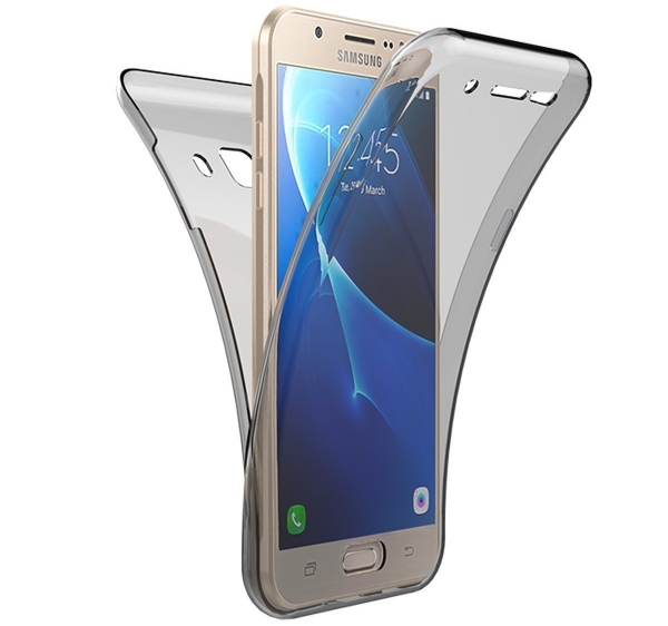 Husa Full TPU 360 fata spate Samsung Galaxy J5 Prime, Gri Transparent [1]