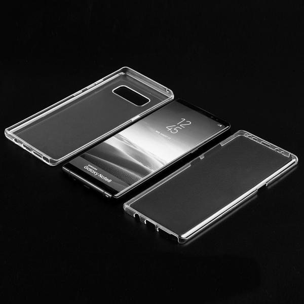 Husa Full TPU 360 (fata + spate) Samsung Galaxy Note 8, Transparent [3]