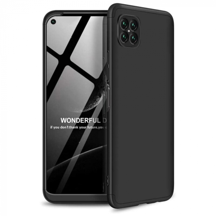 Husa GKK 360 + folie protectie pentru Honor X8, Negru [2]