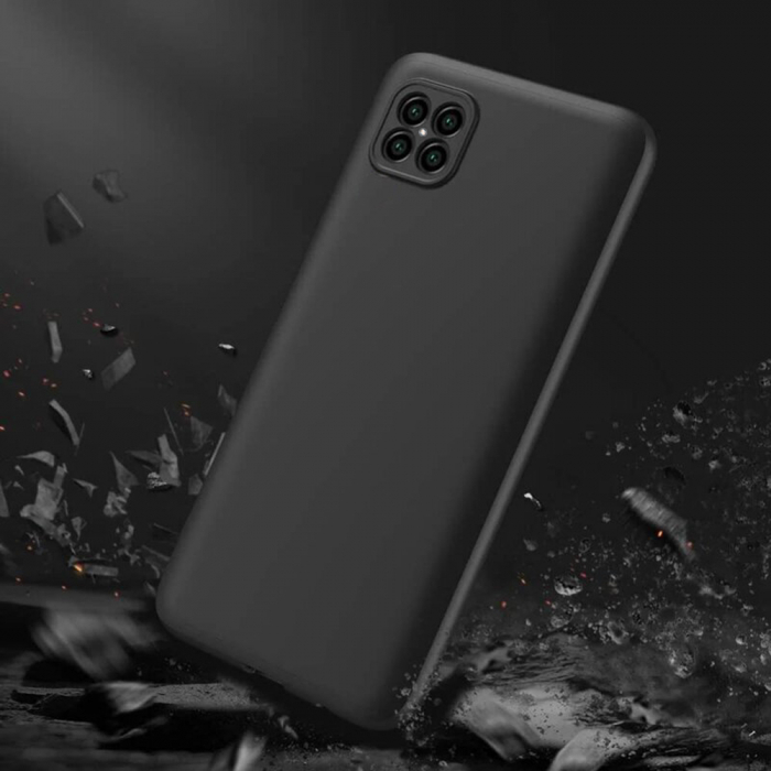 Husa GKK 360 + folie protectie pentru Honor X8, Negru [4]