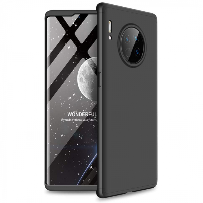 Husa GKK 360 + folie protectie pentru Huawei Mate 30 Pro, Negru [2]
