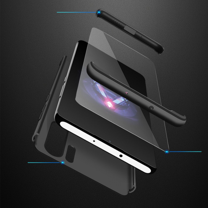 Husa GKK 360 + folie protectie pentru Huawei P30 Pro, Negru [2]