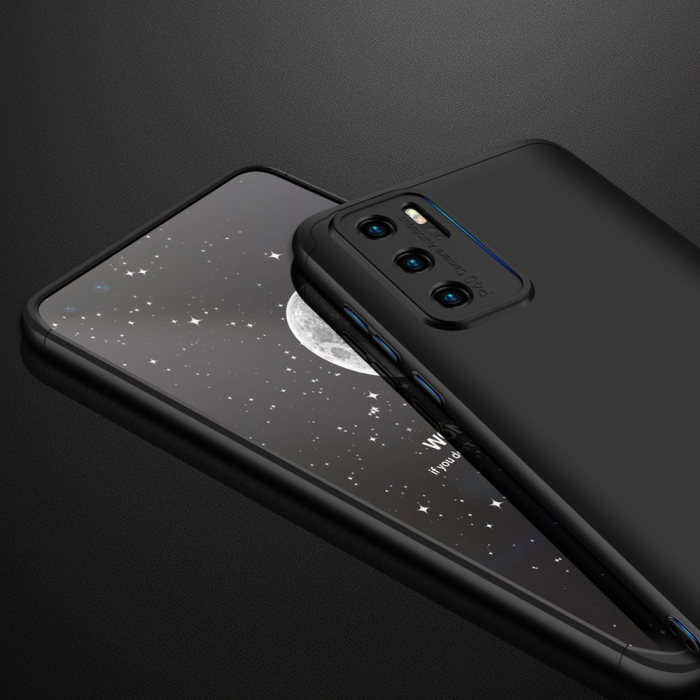Husa GKK 360 + folie protectie pentru Huawei P40, Negru [9]