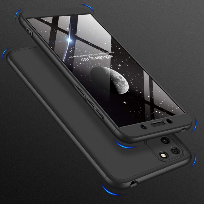 Husa GKK 360 + folie protectie pentru Huawei Y5P, Negru [8]