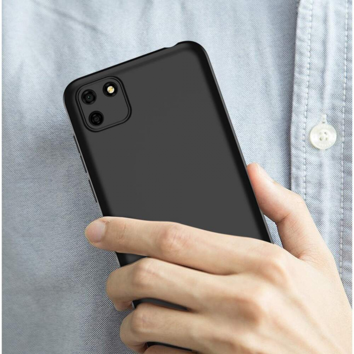 Husa GKK 360 + folie protectie pentru Huawei Y5P, Negru [7]