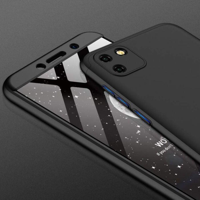 Husa GKK 360 + folie protectie pentru Huawei Y5P, Negru [9]