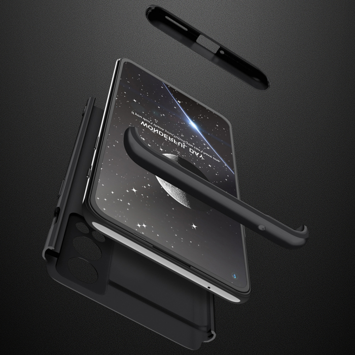 Husa GKK 360 + folie protectie pentru OnePlus Nord 2 5G, Negru [5]