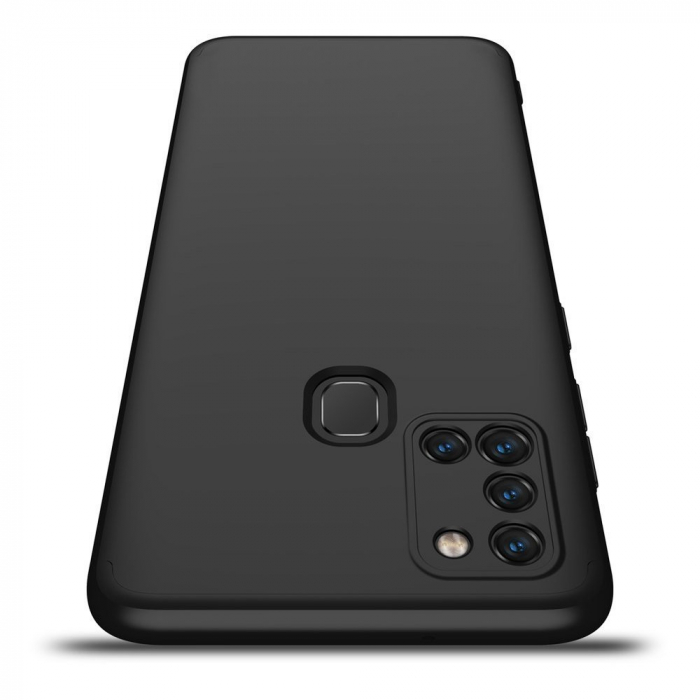 Husa GKK 360 + folie protectie pentru Samsung Galaxy A21s, Negru [4]