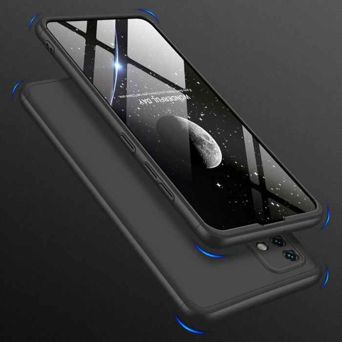 Husa GKK 360 + folie protectie pentru Samsung Galaxy A51, Negru [9]