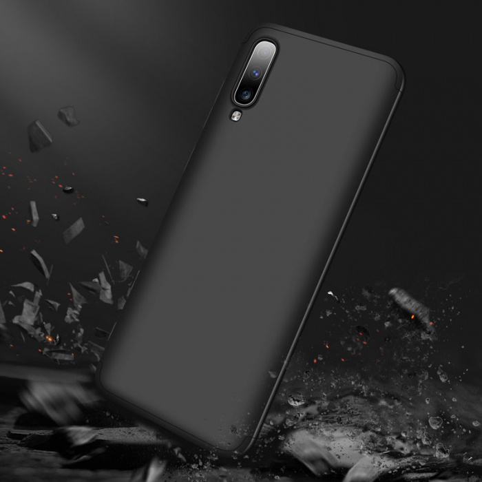 Husa GKK 360 + folie protectie pentru Samsung Galaxy A70, Negru [5]
