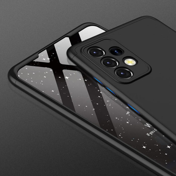 Husa GKK 360 + folie protectie pentru Samsung Galaxy A73 5G, Negru [4]