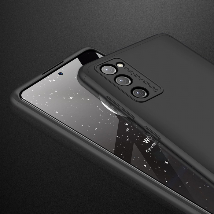 Husa GKK 360 + folie protectie pentru Samsung Galaxy S21 FE, Negru [3]