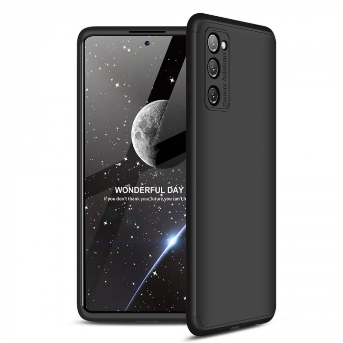 Husa GKK 360 + folie protectie pentru Samsung Galaxy S21 FE, Negru [2]