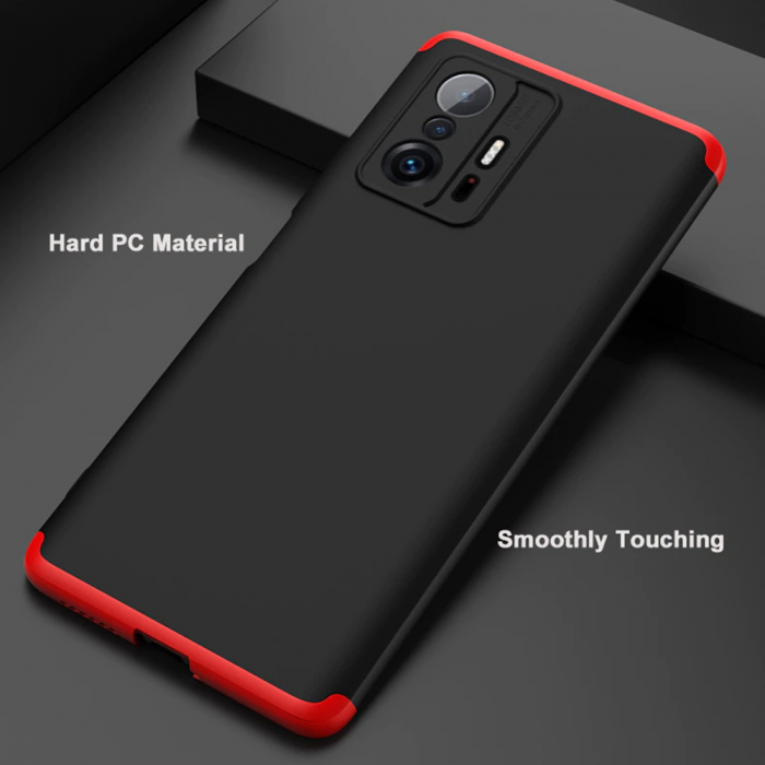 Husa GKK 360 + folie protectie pentru Xiaomi 11T, Negru [4]