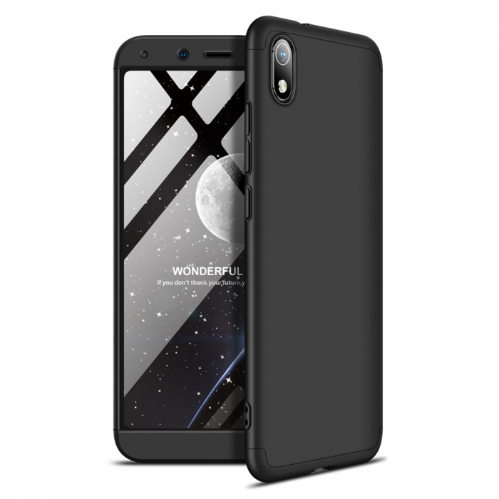 Husa GKK 360 + folie protectie pentru Xiaomi Redmi 9A, Negru [2]